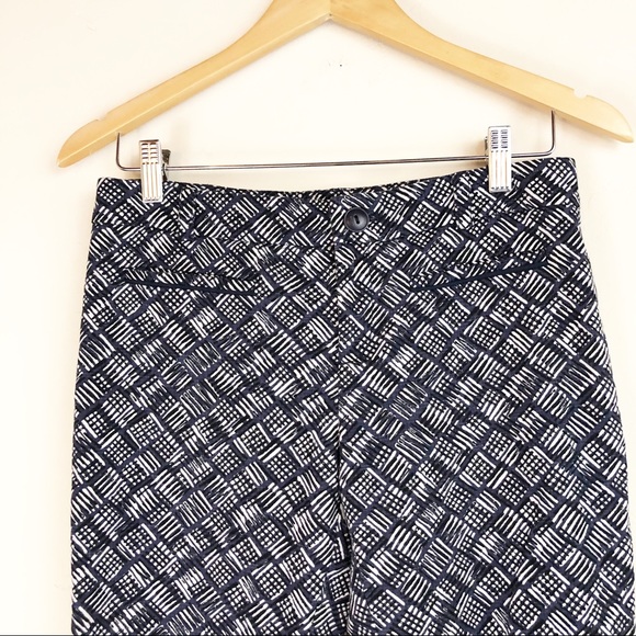 Anthropologie Cartonnier Charlie Blue Print Pants - Picture 5 of 8